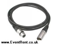 Microphone cable 3-pin XLR-XLR length to order